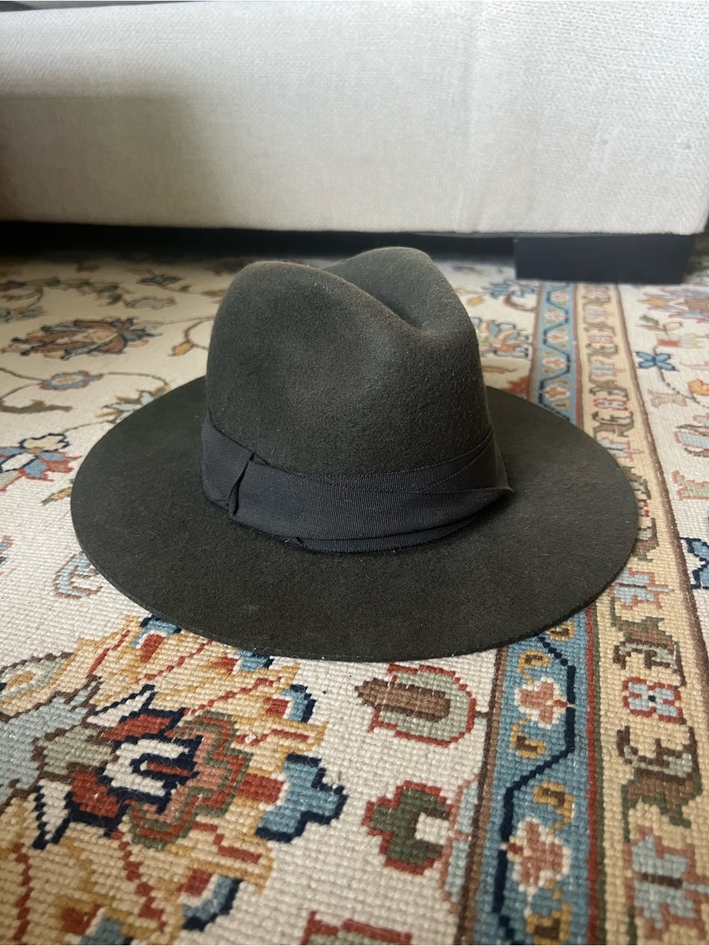 Women’s Olive Green Wool Fedora Hat - Lucky Brand